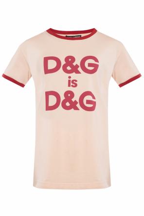 T-shirt z nadrukowanym logo, zdjęcie 1 T-shirt z nadrukowanym logo od Dolce & Gabbana
